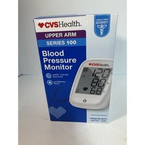 CVS Health Upper Arm Series 100 Blood Pressure Monitor 8.7"-16.5" Cuff F/New